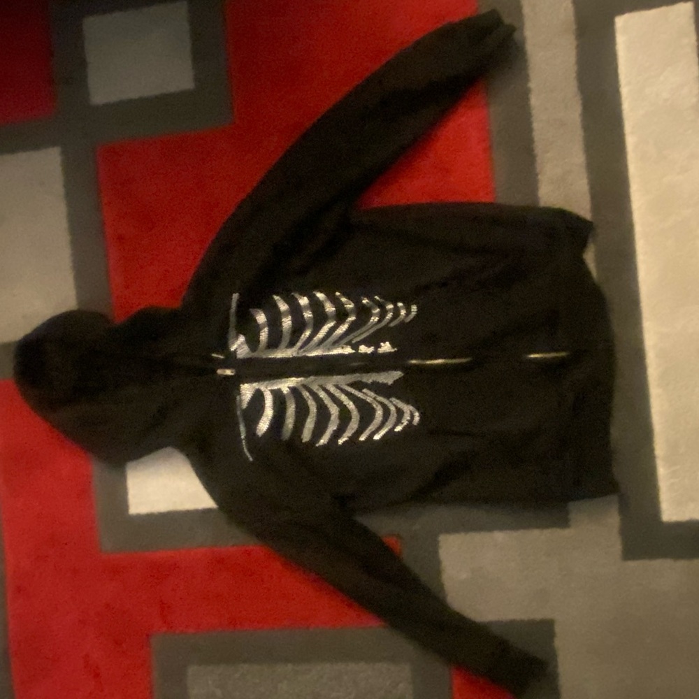 Black Skeleton Jacket Woman’s